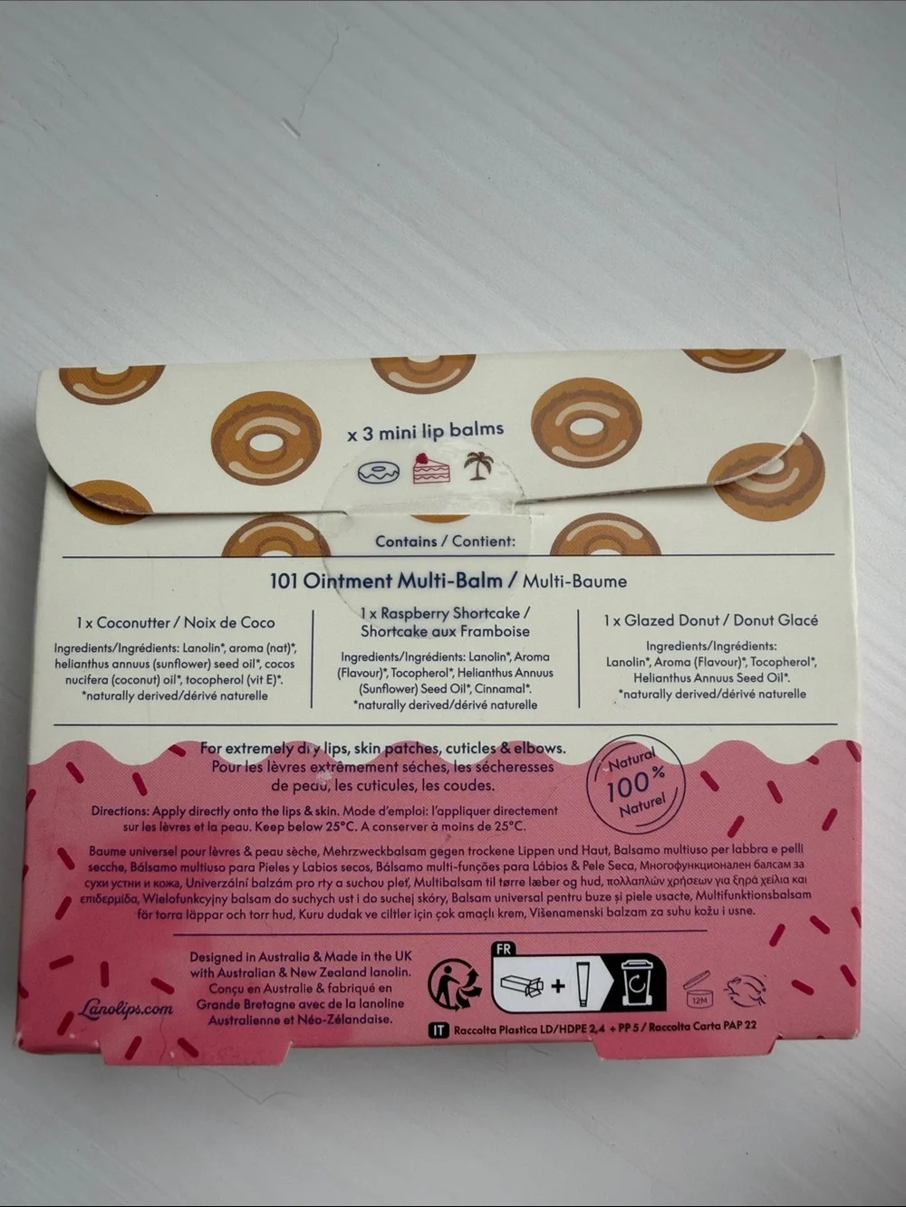 Lanolips 101 Delicious Mini-Bites Lip Ointment Trio